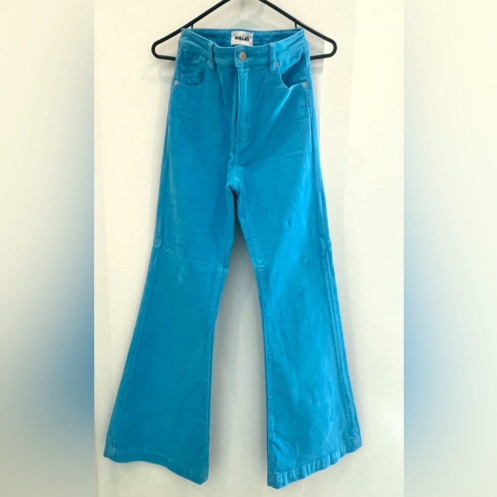 ROLLAS East Coast High Rise Flare Size 26 in Blue